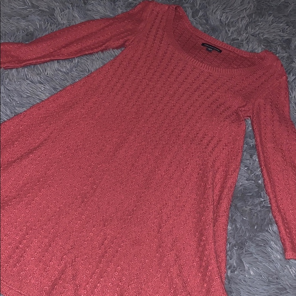 Flowy sweater dress